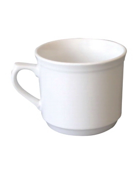 Hrnek 600 ml. porcelán bílý vařák